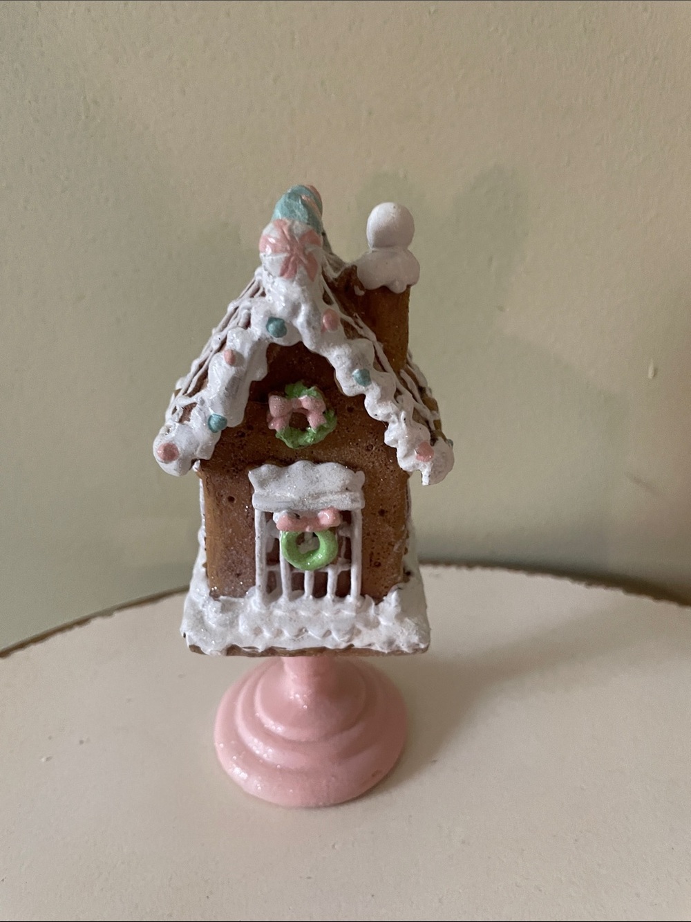Christmas pastel gingerbread house